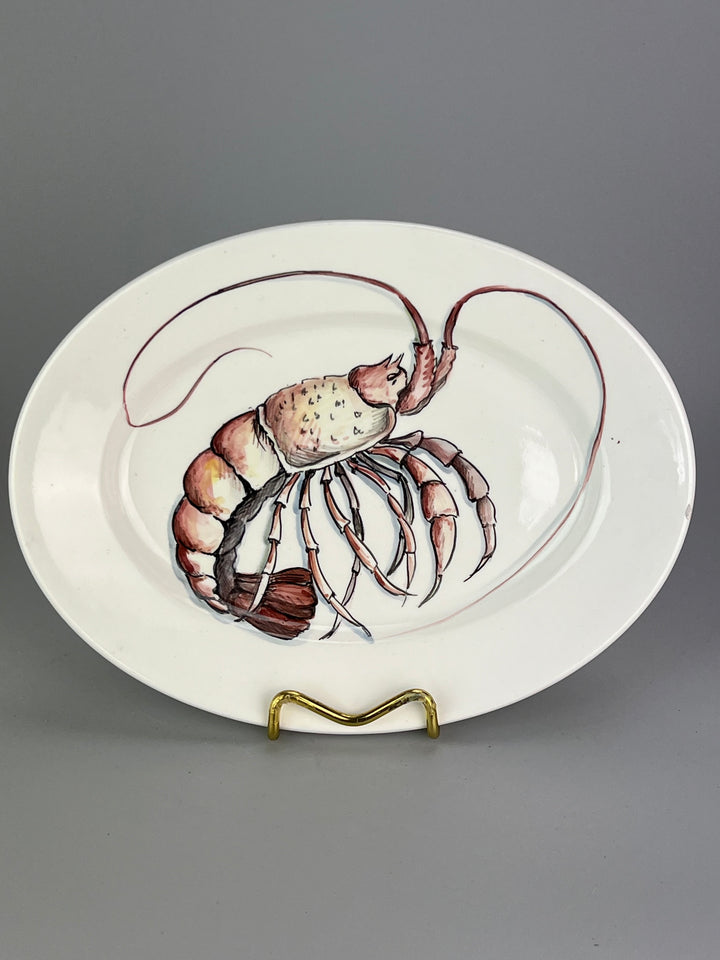 Set di 12 Piatti da Portata in Ceramica – M.G. Occelli – Decori Marini Diversi