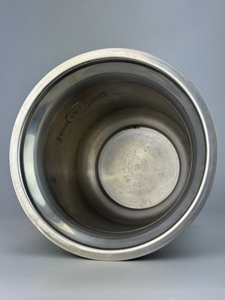 Secchiello ghiaccio Martini vintage in acciaio inox Made in Italy
