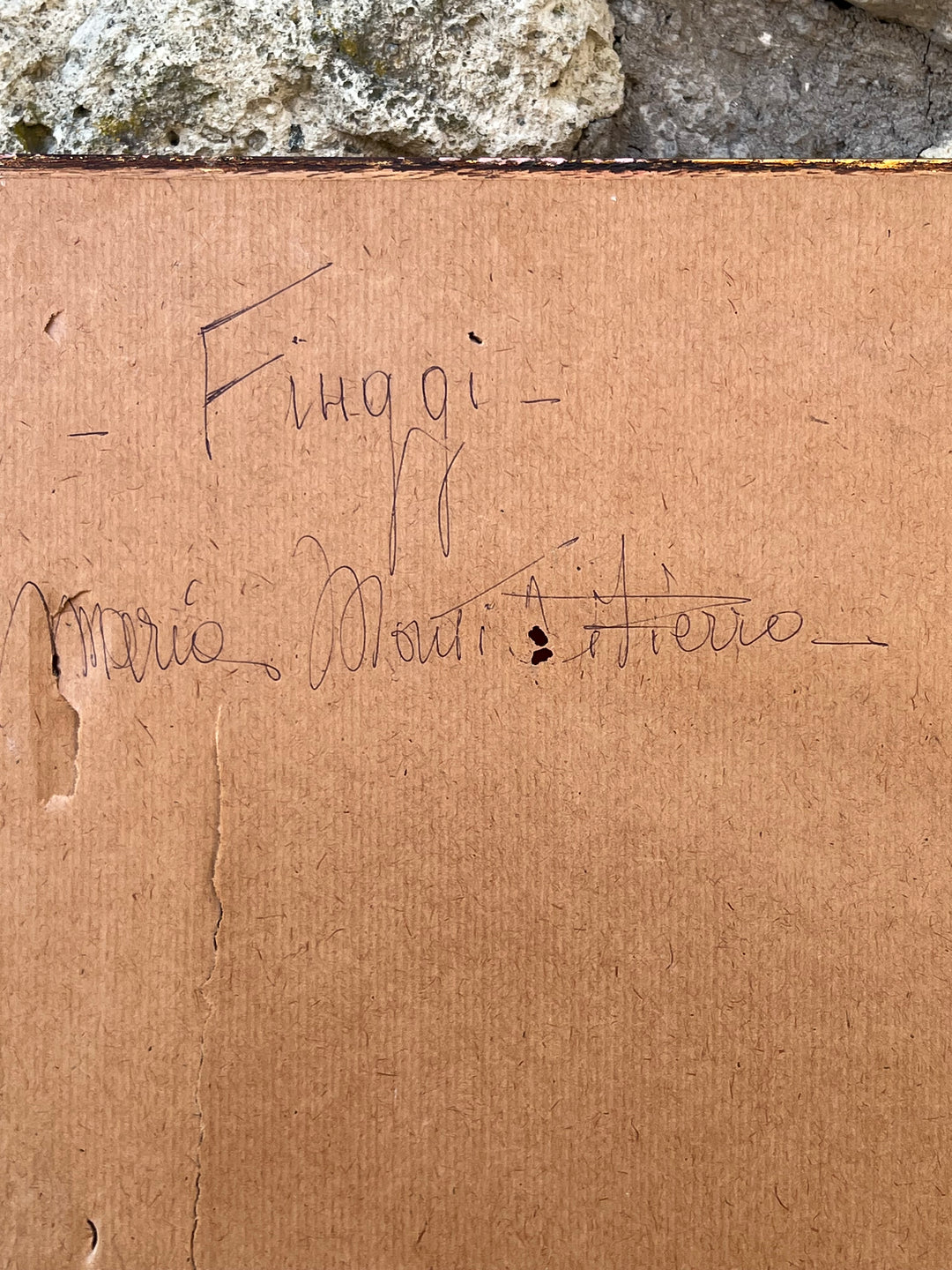 Quadro olio su tela paesaggio Fiuggi