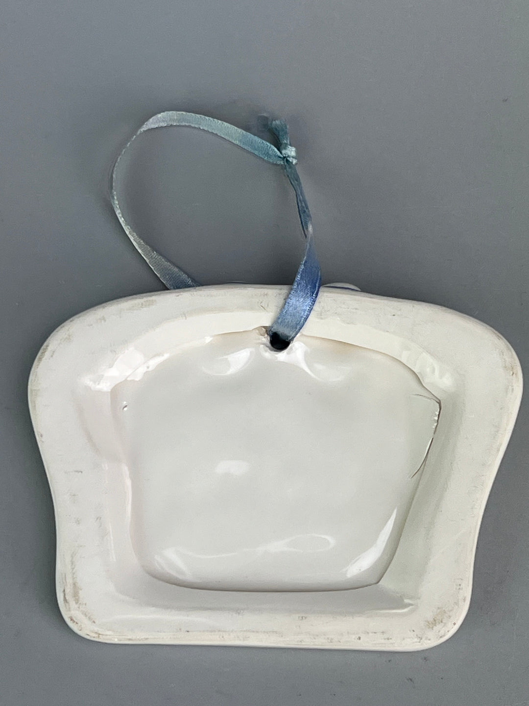 Coppia di targhette vintage in porcellana "Donna" e "Uomo"