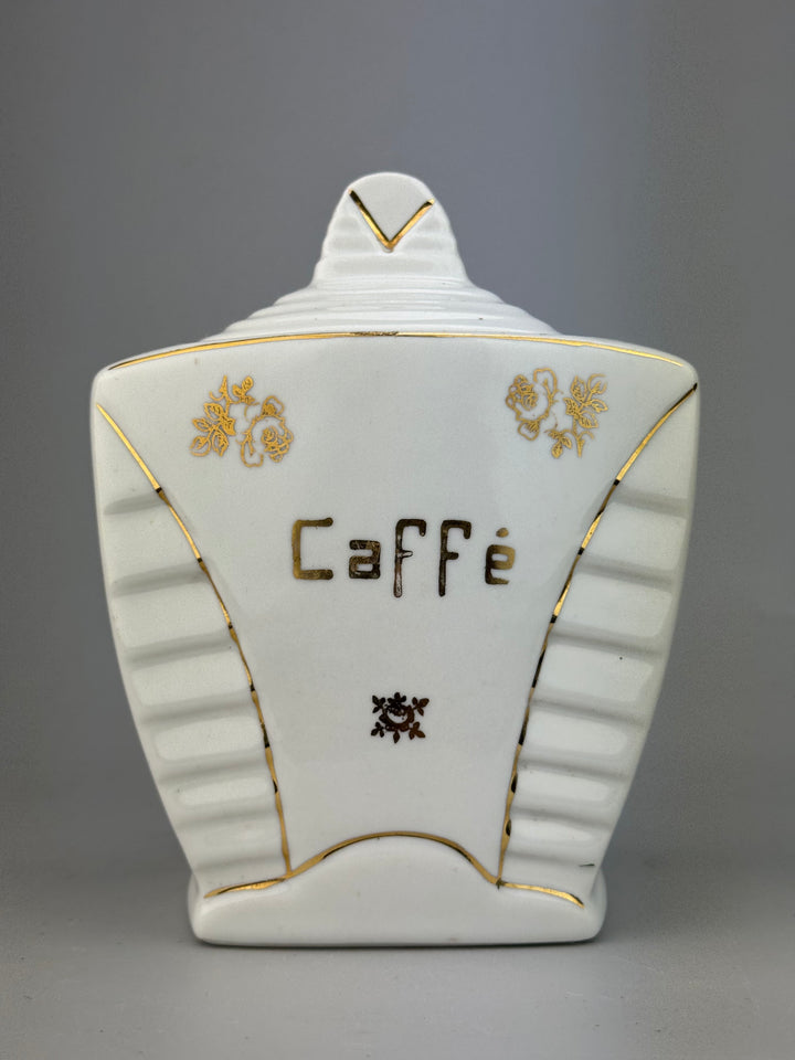 Set barattoli in porcellana Sale e Caffè vintage
