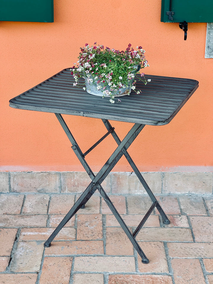 Set da esterno con tavolino e 2 sedie pieghevoli