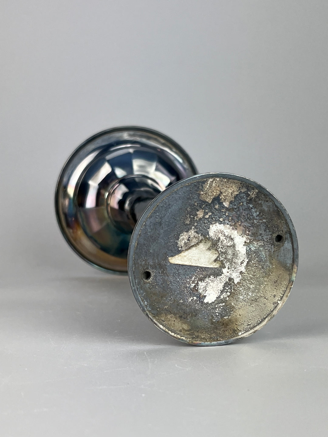 Vaso monofiore silverplated