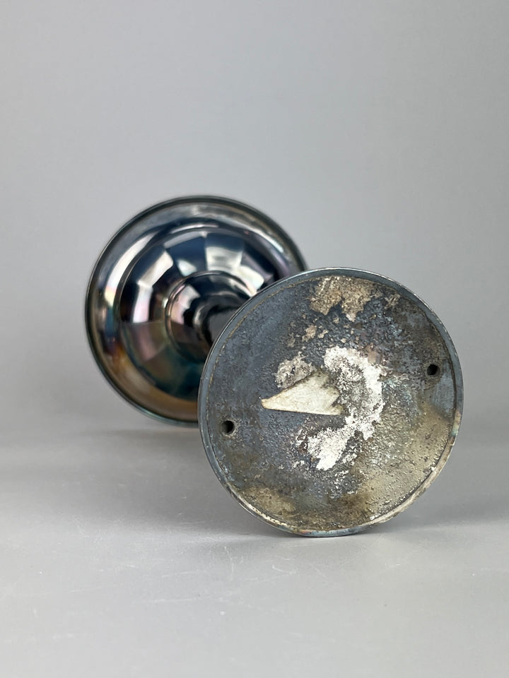Vaso monofiore silverplated