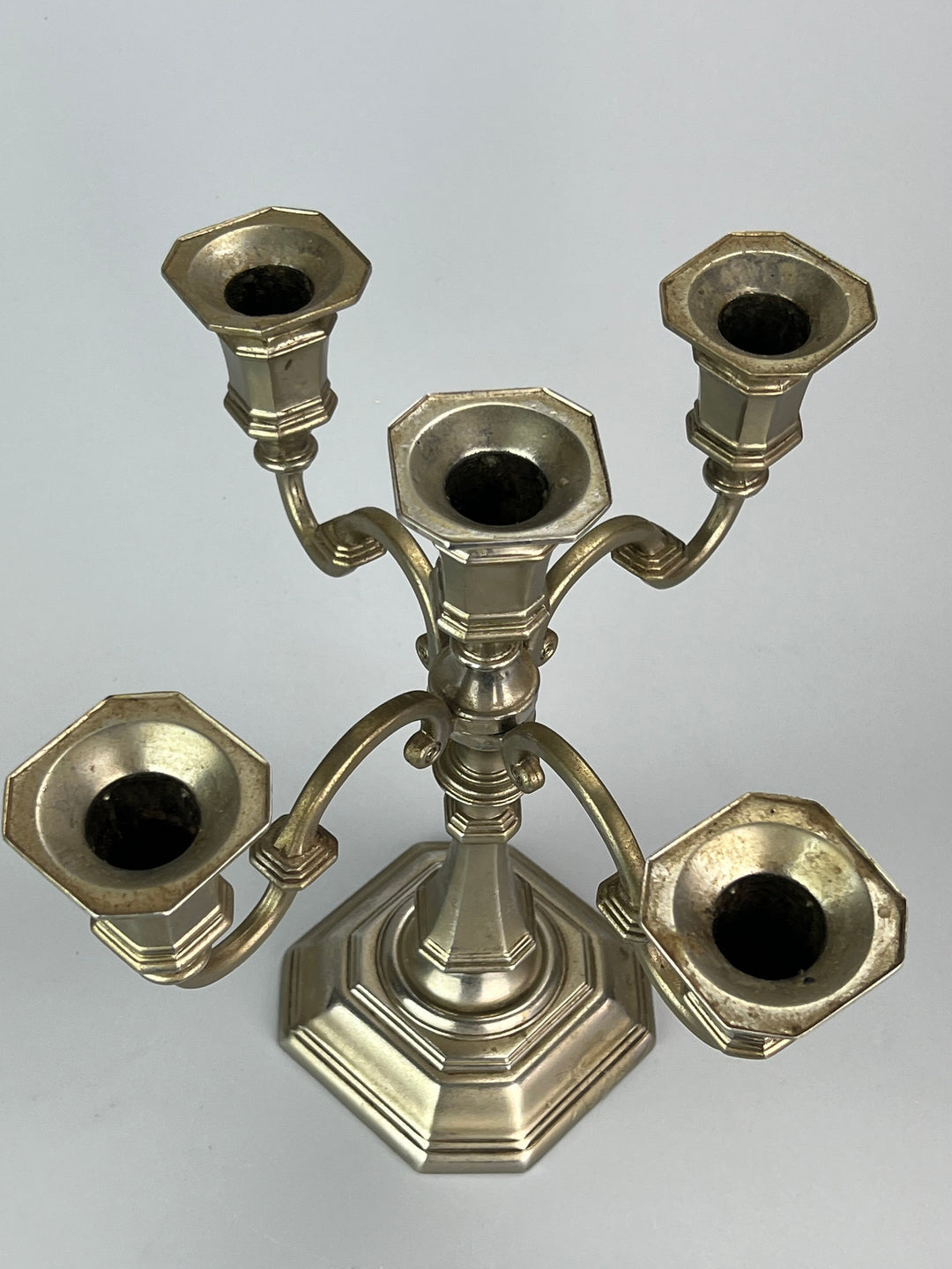 Candelabro a 5 Fiamme in Silverplated – Eleganza Classica