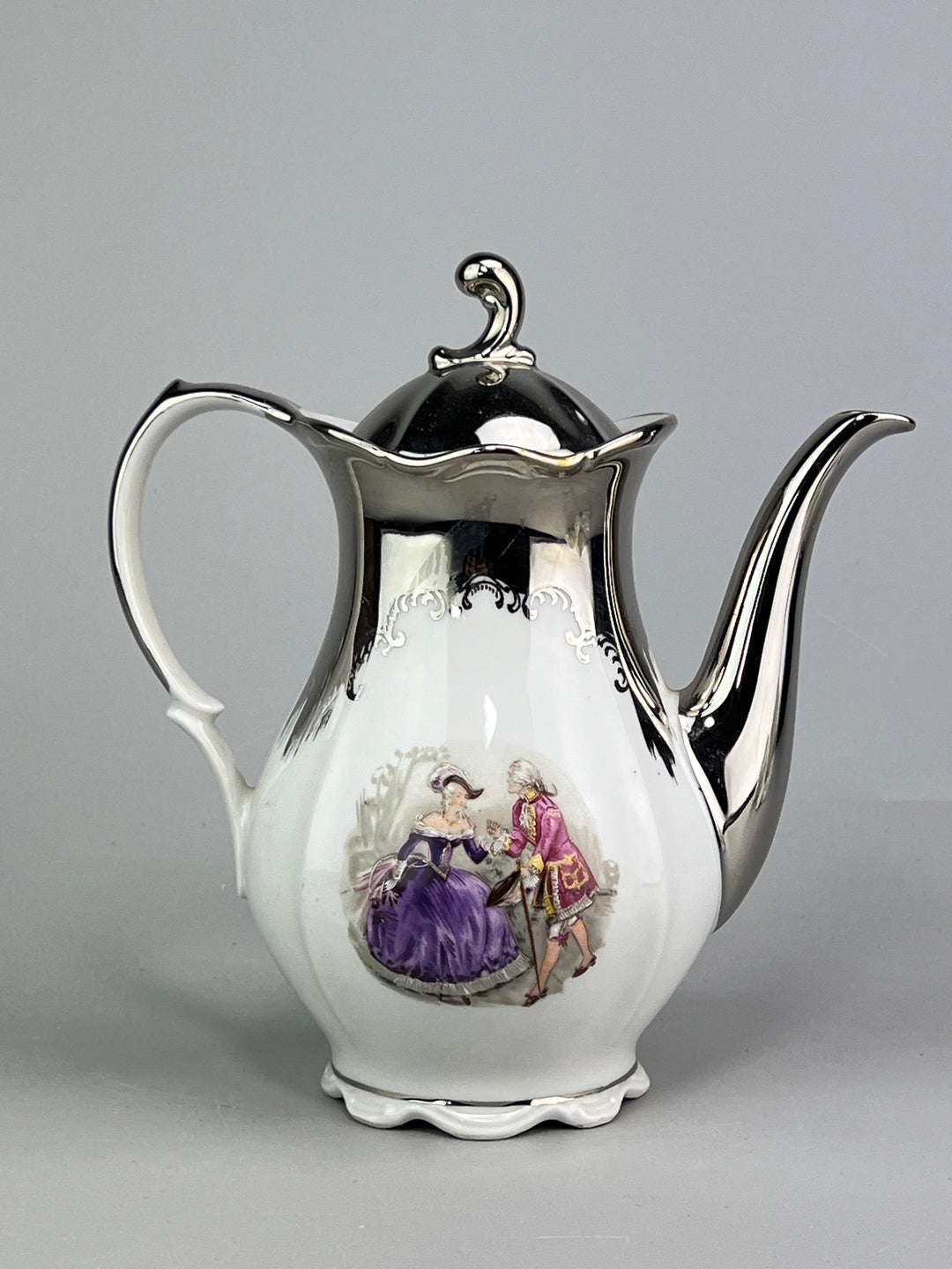 Servizio da caffè Bavaria da dodici persone decoro argentato