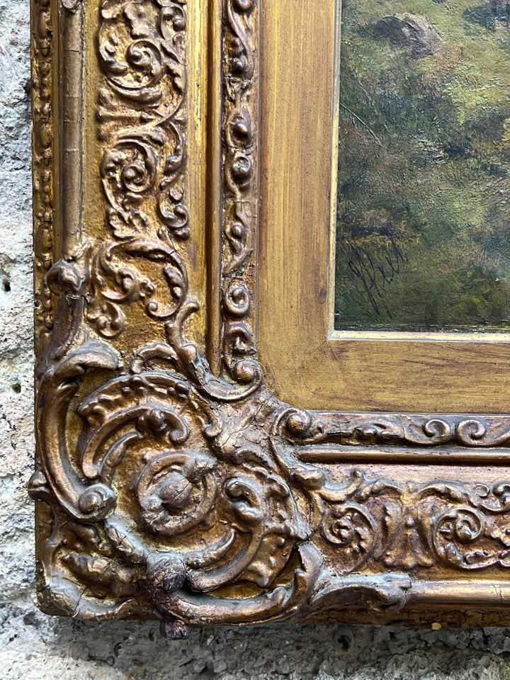 Quadro dipinto ad olio James Peel