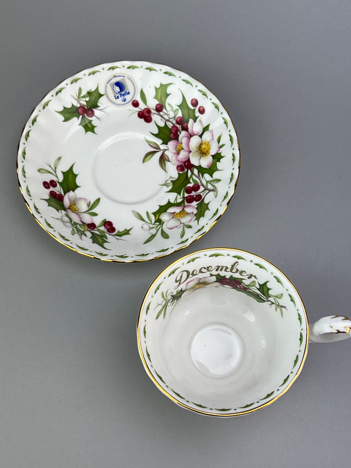 Tazza da tè Royal Albert Flower of the Month "December"