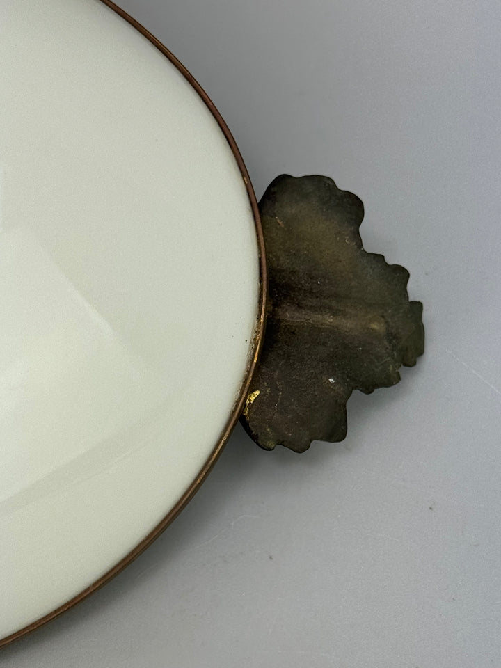 Svuotatasche vintage Limoges France in porcellana dipinta a mano