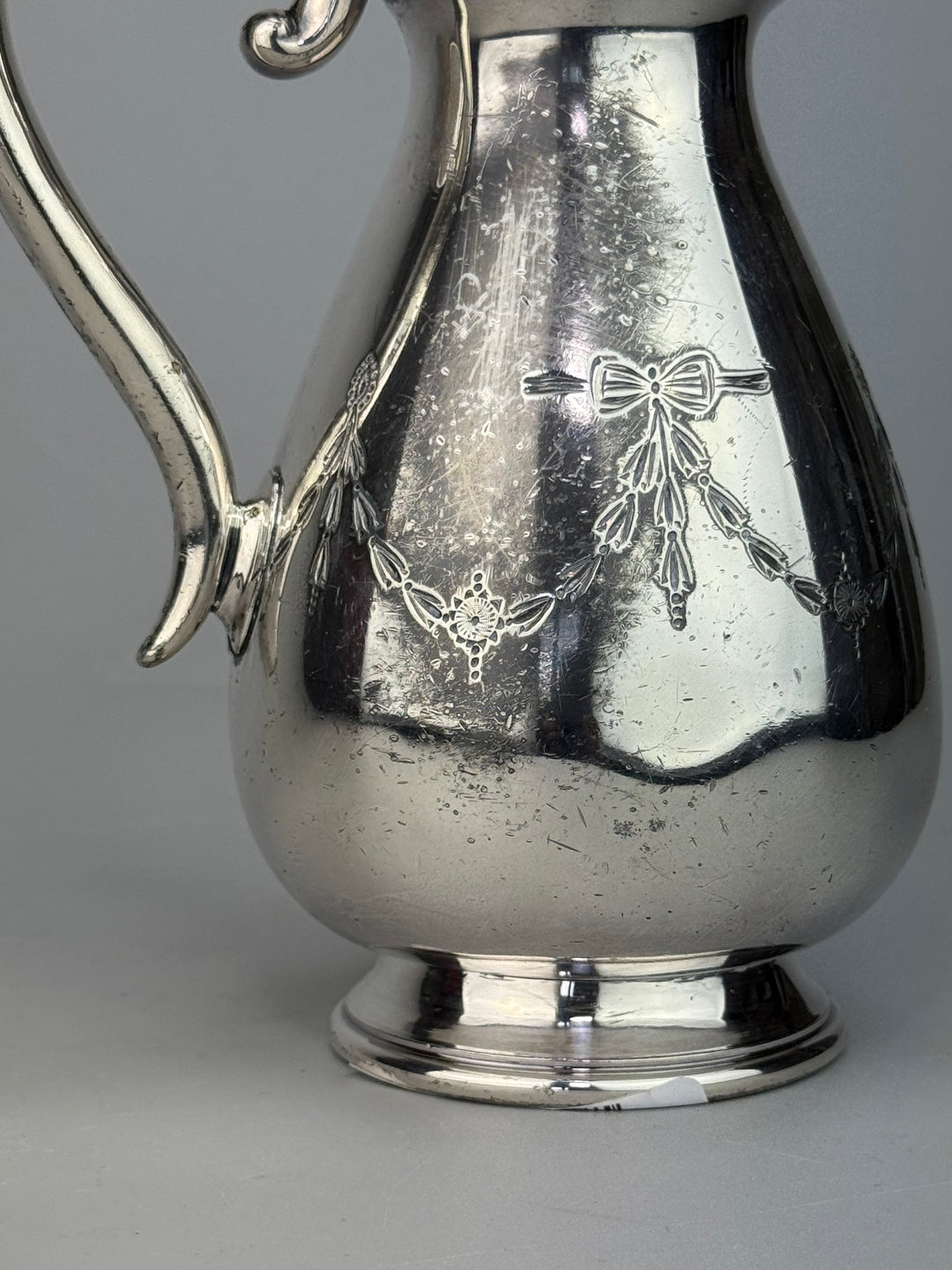 Caffettiera vintage James Deakin & Sons in silverplate Sheffield XX secolo