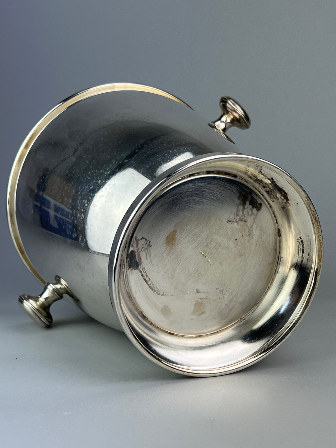Secchiello da Ghiaccio in Silverplate – Stile Classico con Manici, Vintage