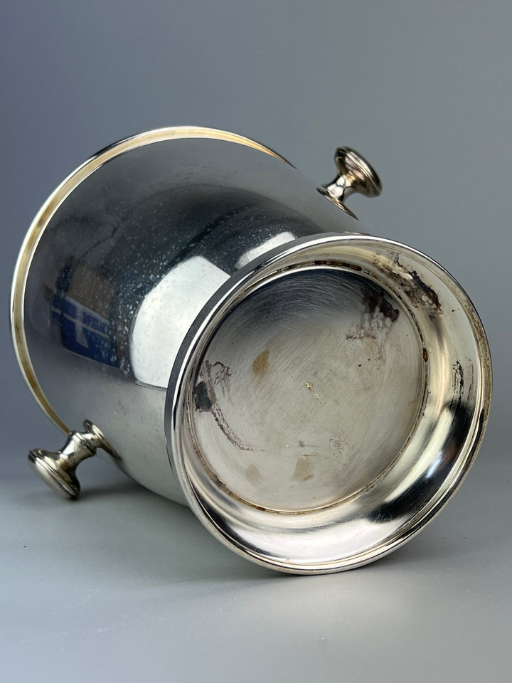 Secchiello da Ghiaccio in Silverplate – Stile Classico con Manici, Vintage
