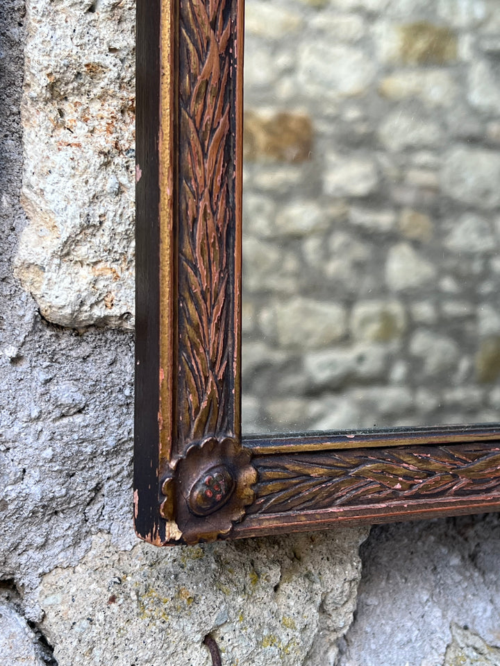 Specchio cornice legno intagliato