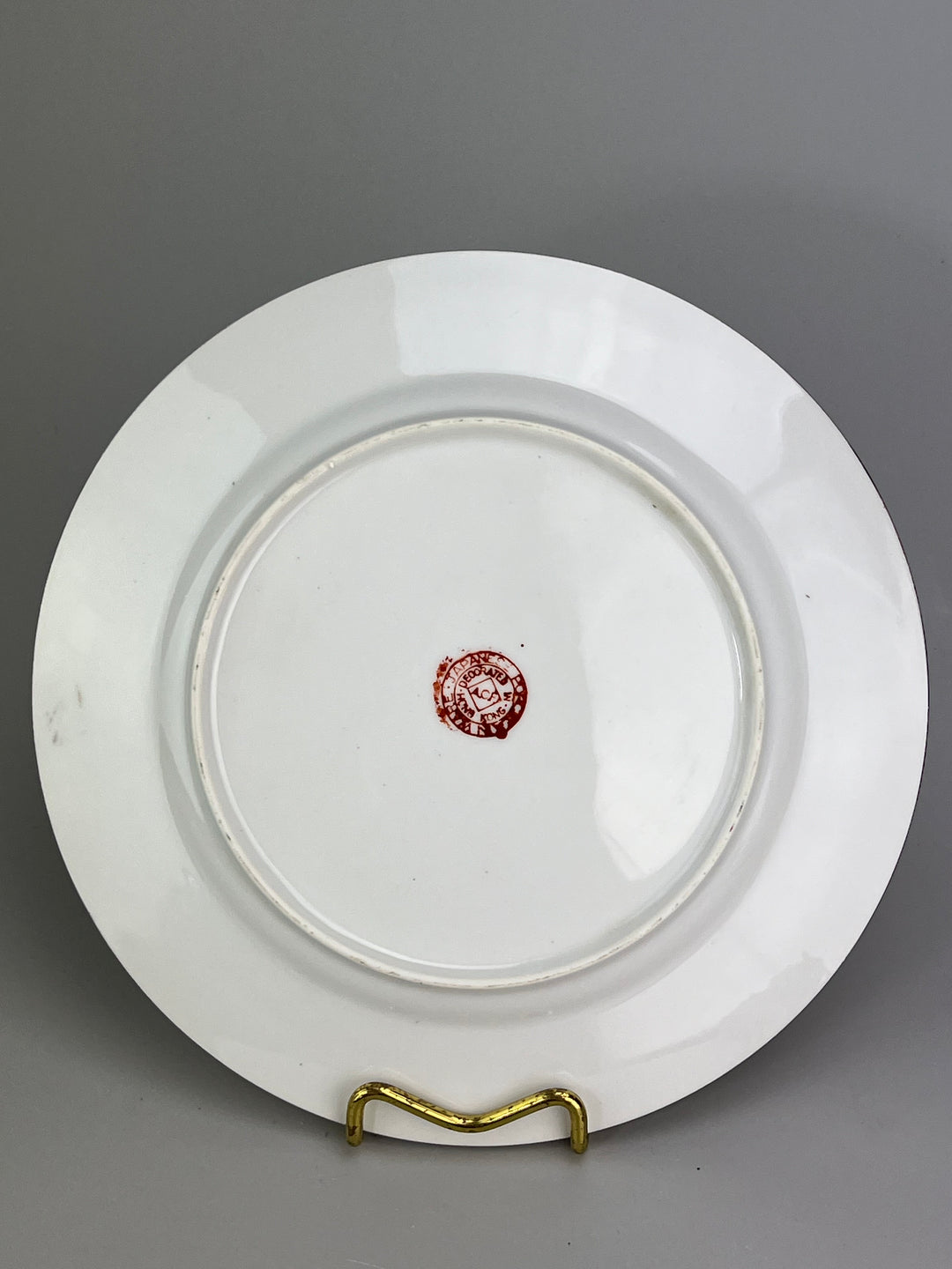 Piatto in porcellana giapponese decoro floreale