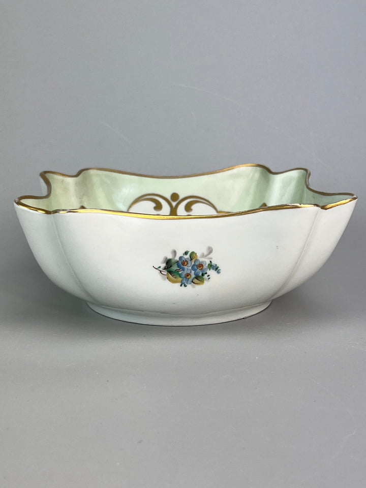 Svuotatasche in porcellana decorata stile Limoges, anni '50