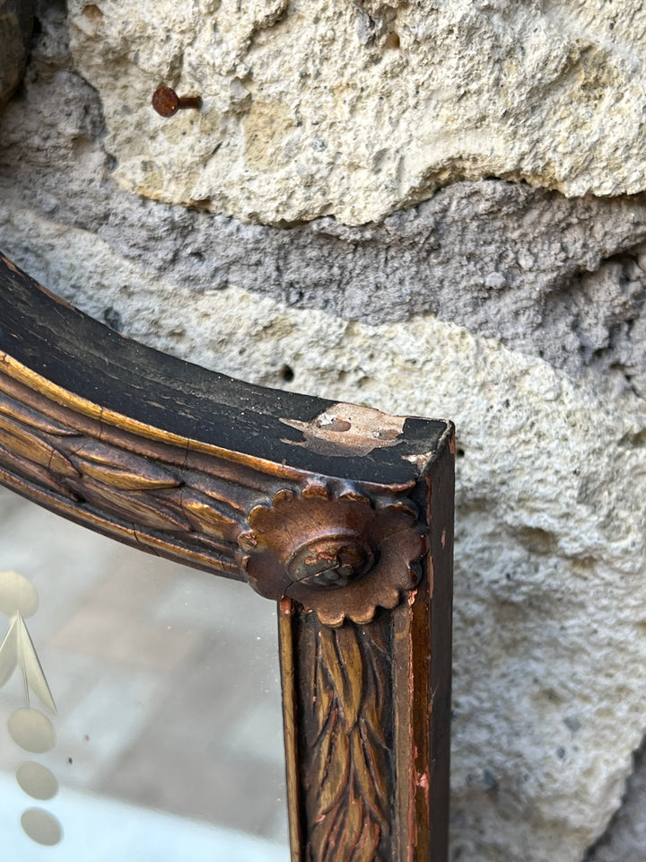 Specchio cornice legno intagliato