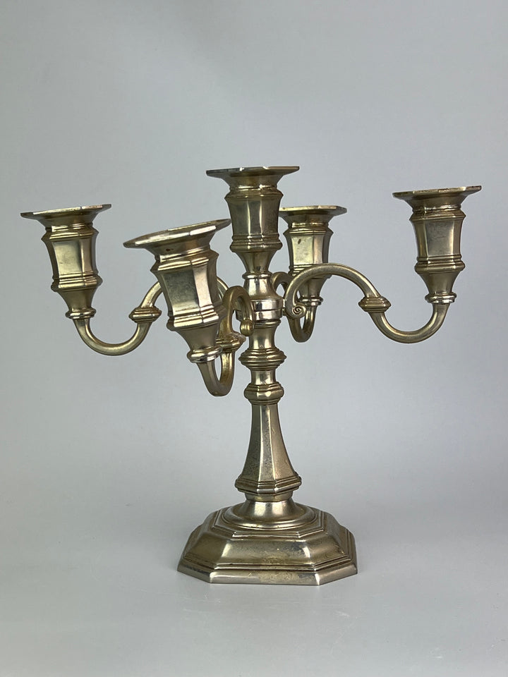 Candelabro a 5 Fiamme in Silverplated – Eleganza Classica
