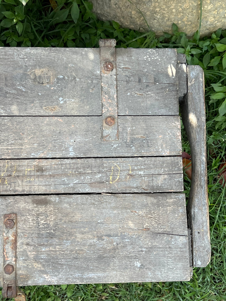 Baule Cassapanca legno vintage