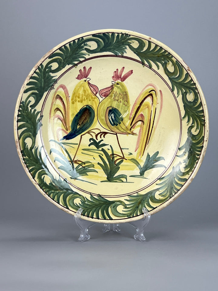 Piatto da parete ceramica Carlo Zubrod Grottaglie