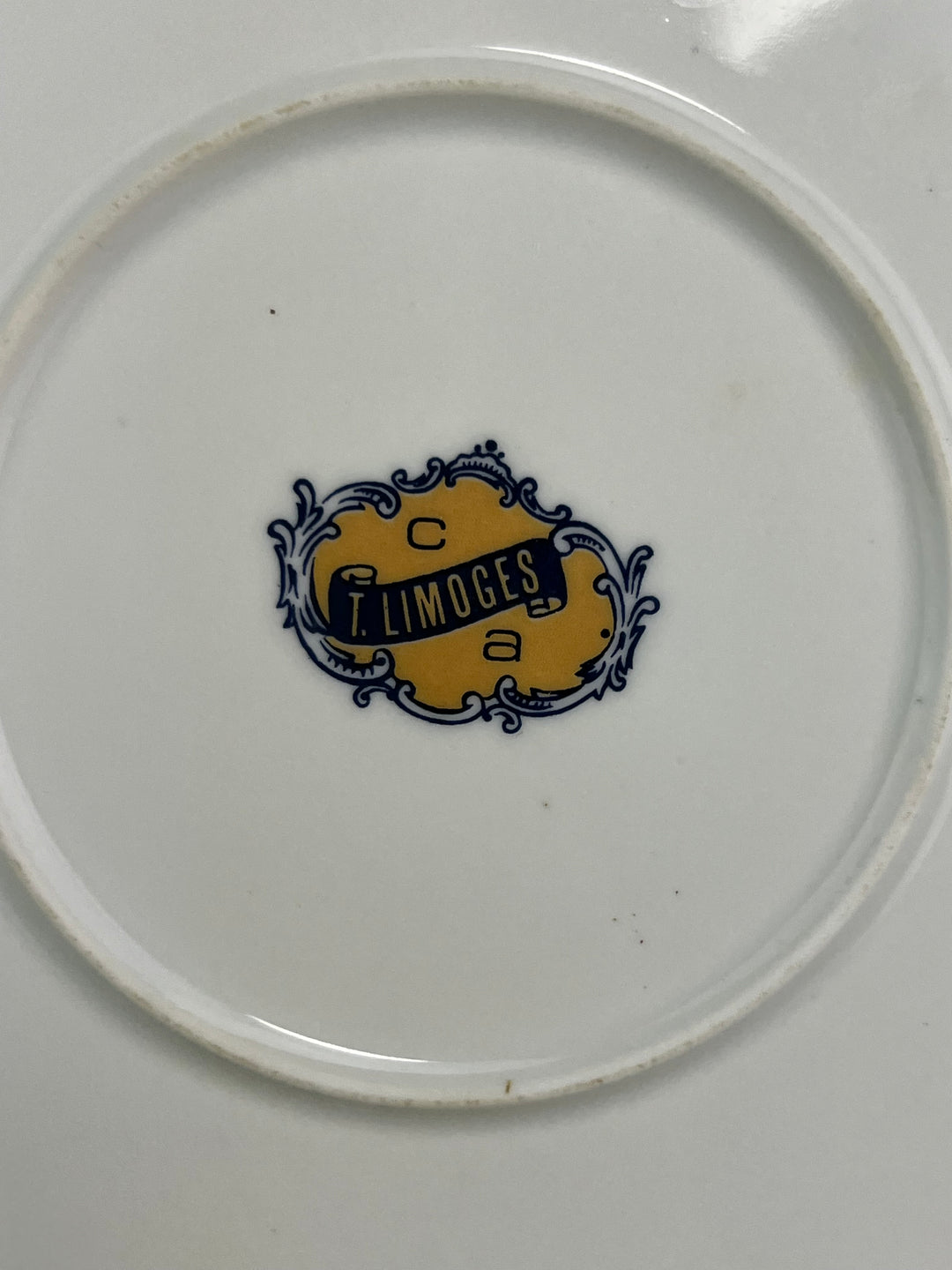 Piattino in porcellana Limoges Depos