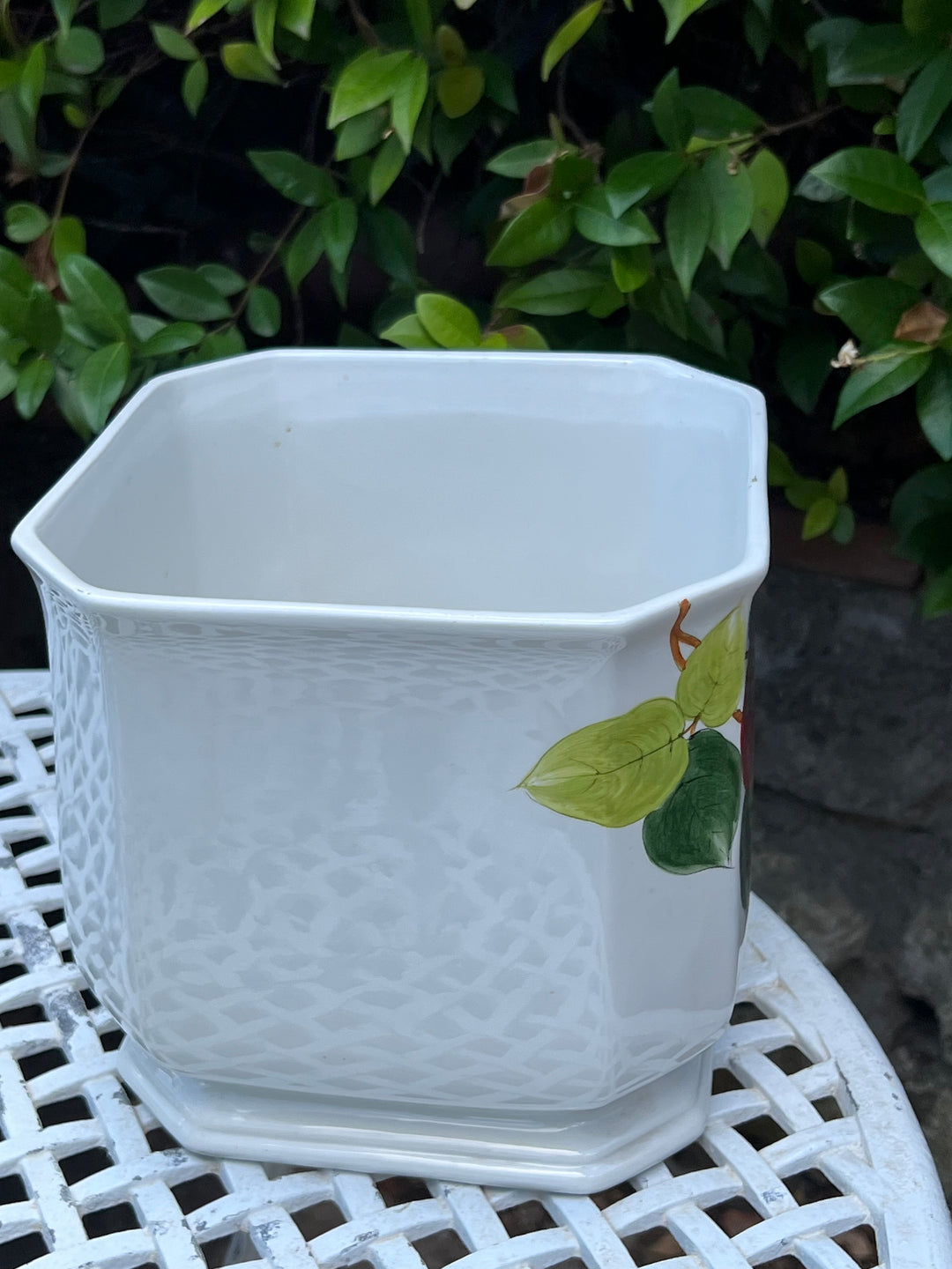 Cachepot in ceramica Ceramica d’Este decoro pomodori