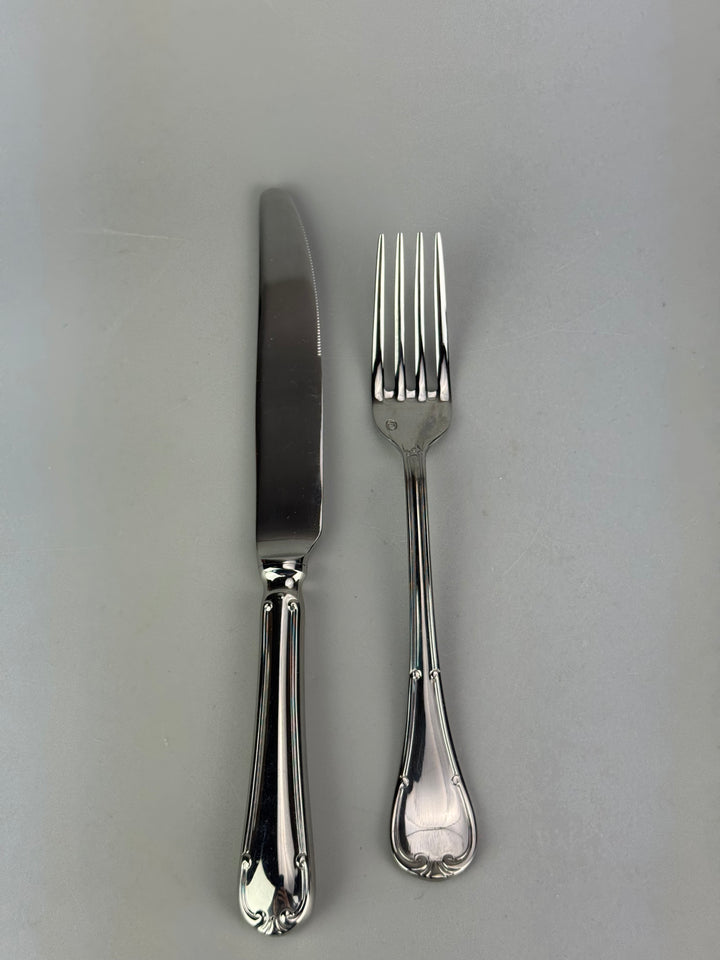 Servizio di posate vintage Linea Classica in acciaio per 12 persone