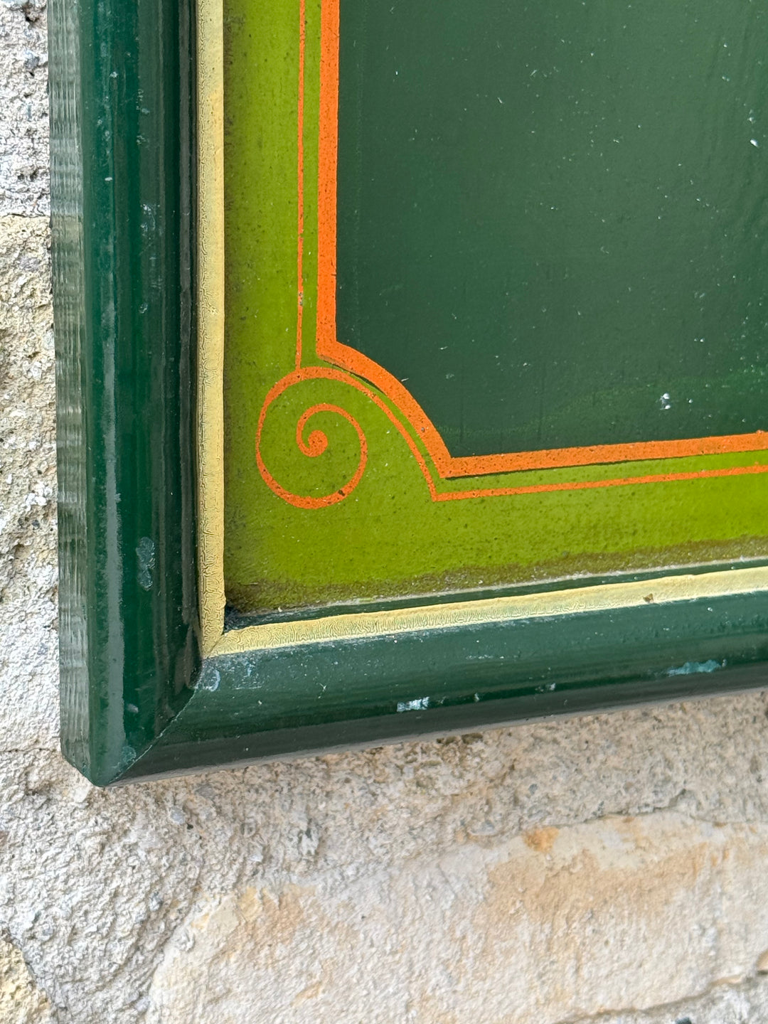 Pannello decorativo “French Garden” con lavagna con zucche in rilievo stile country chic