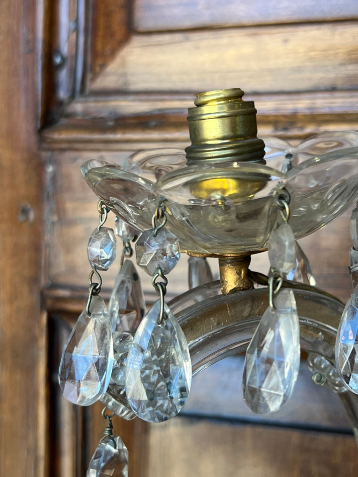 Coppia applique cinque luci stile Maria Teresa