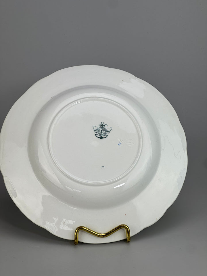 Piatto in ceramica Gustavsberg decoro Sophia vintage