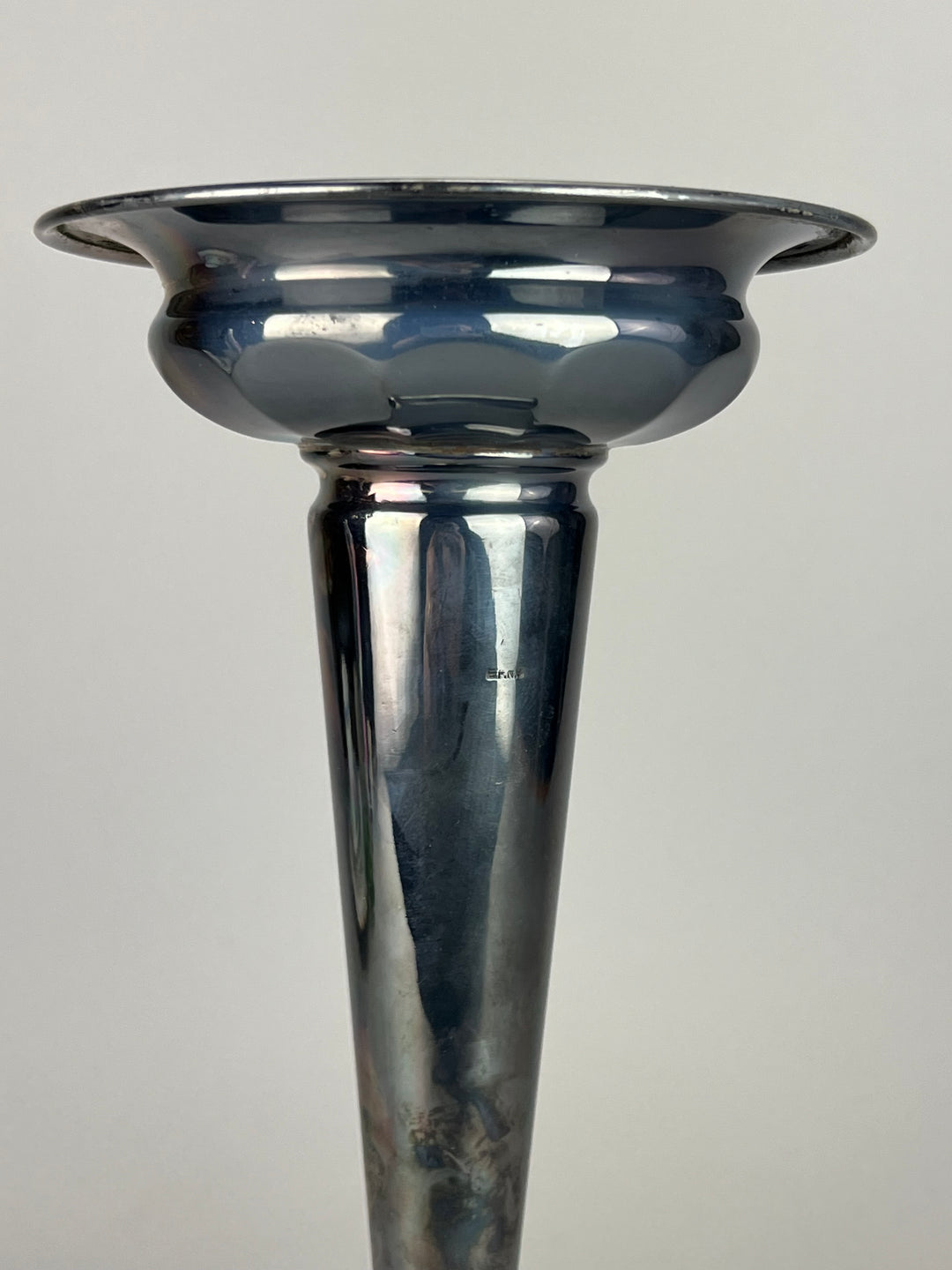 Vaso monofiore silverplated