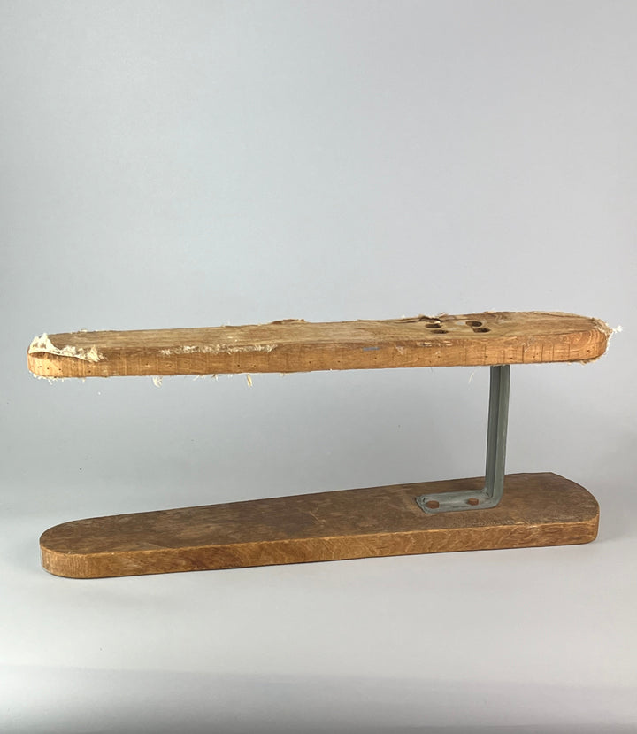 Antico Stiramaniche in legno vintage
