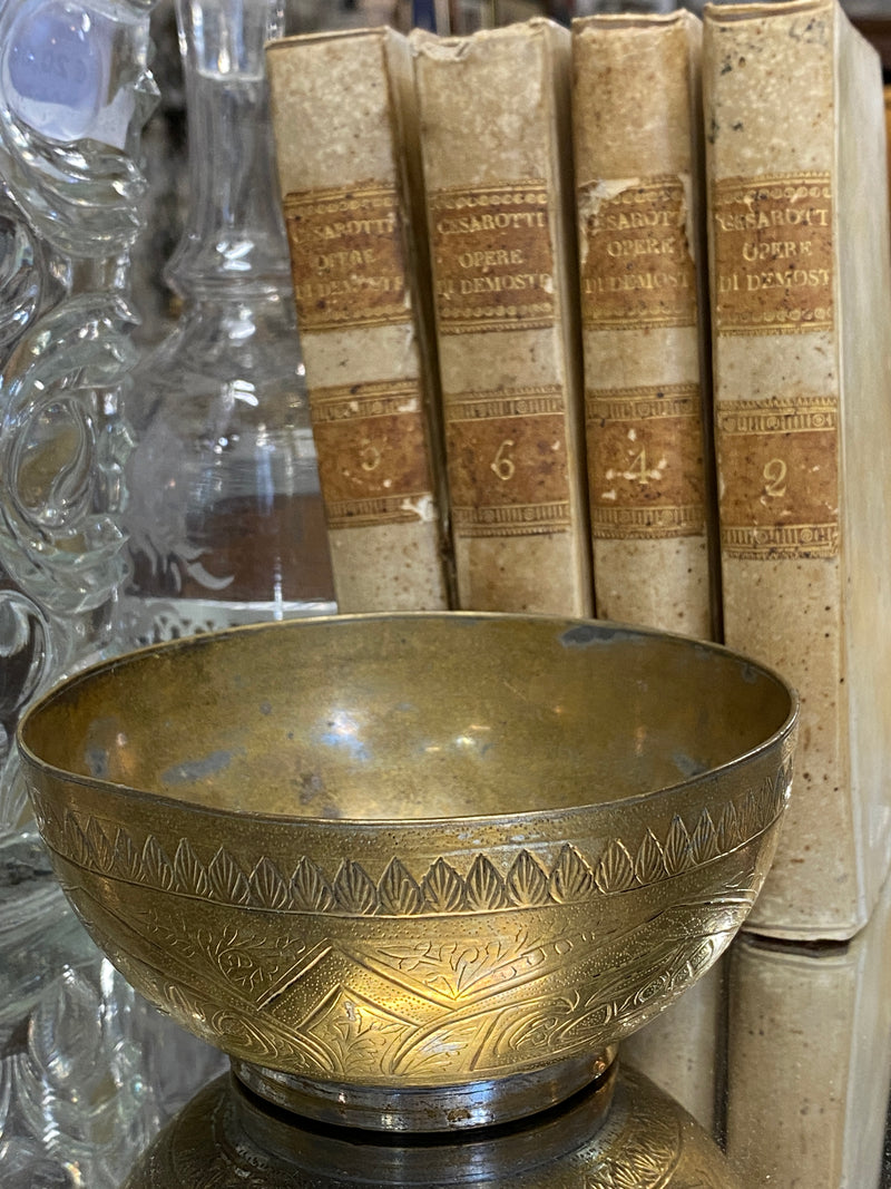 Ciotolina mediorientale ottone