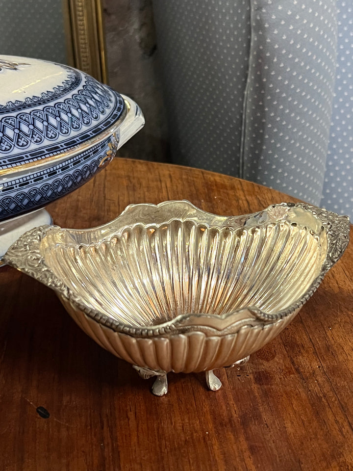 Ciotolina in Silverplate con Piedini – Stile Barocco