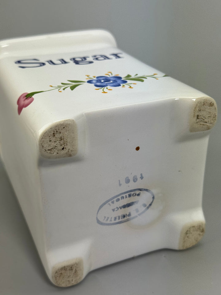 Set barattoli da cucina in ceramica portoghese Tea Coffee Sugar