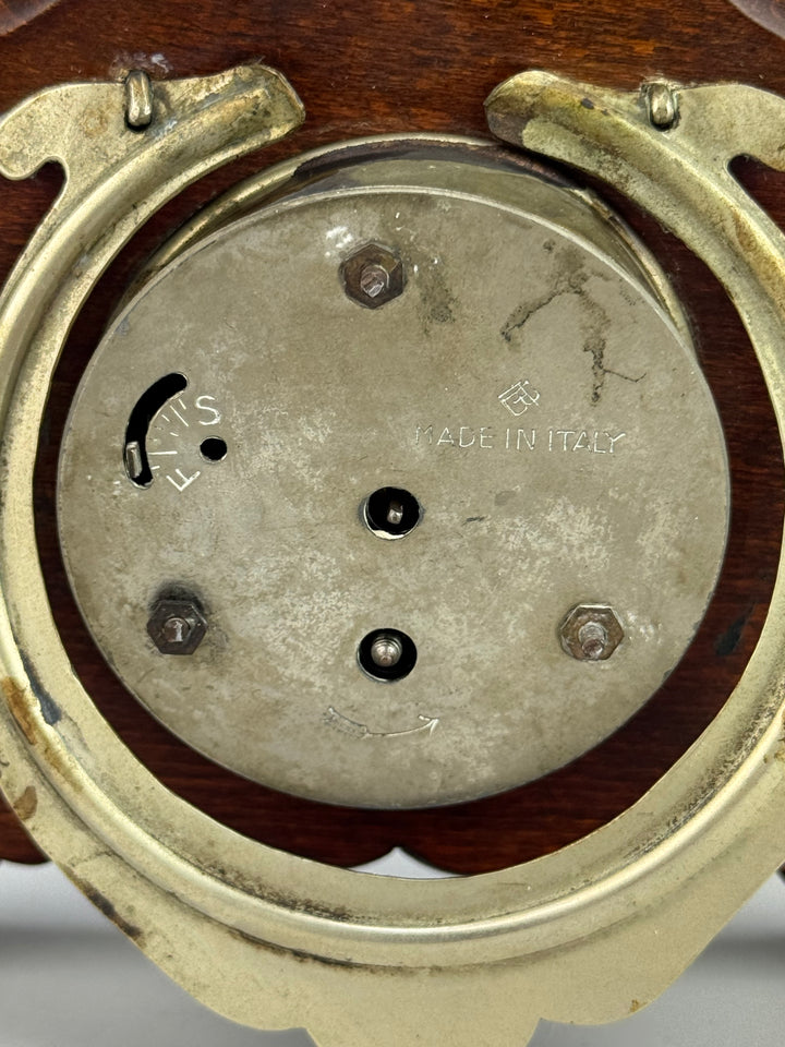 Sveglia da tavolo Veglia in argento 800 vintage