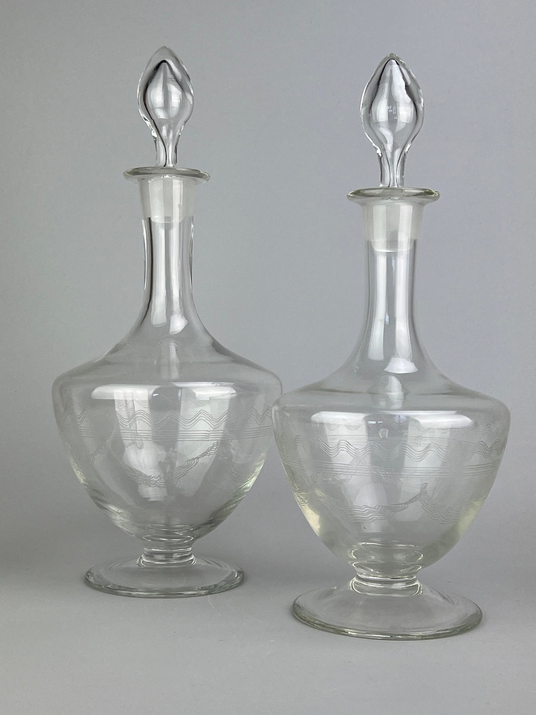 Servizio di calici in cristallo inciso da 4 misure per 8 persone