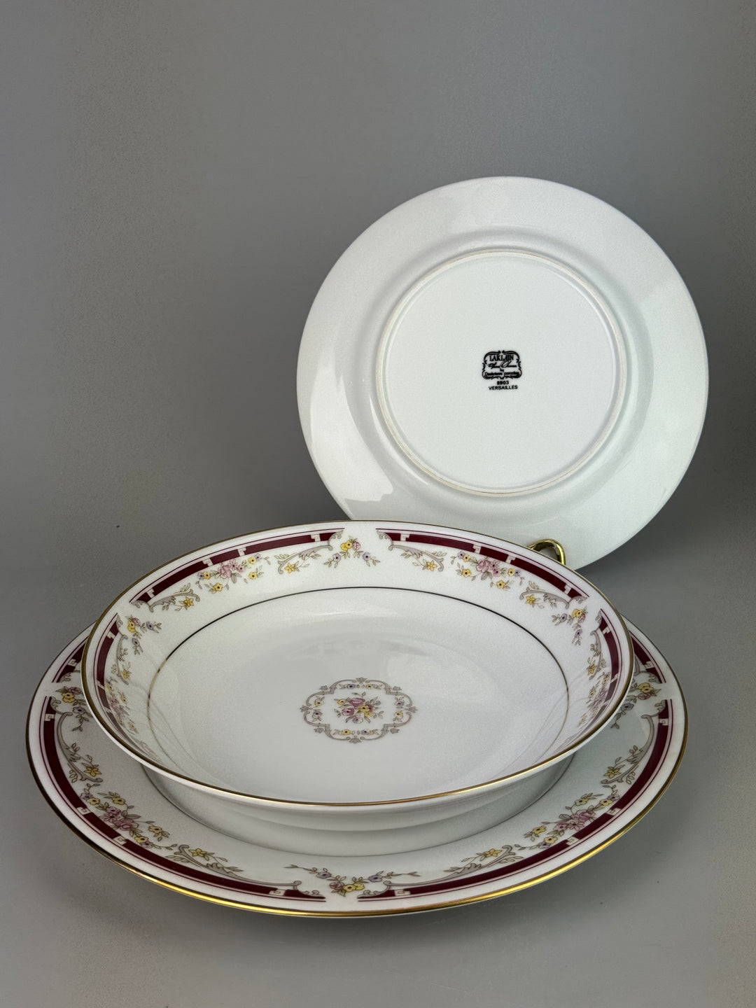 Servizio da tavola vintage per 12 persone Laklain Versailles