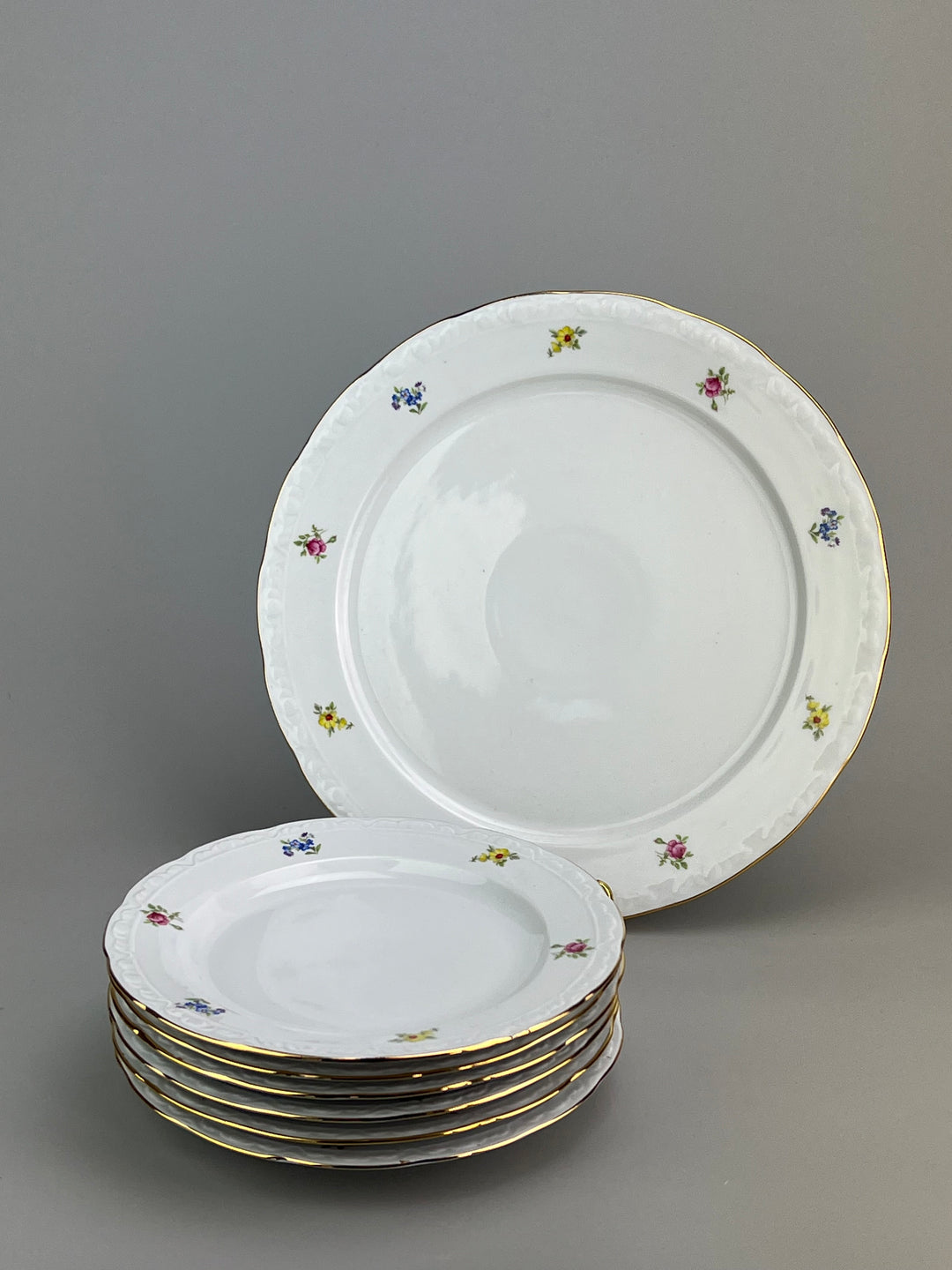 Servizio da dolce da sei persone in porcellana Apulum