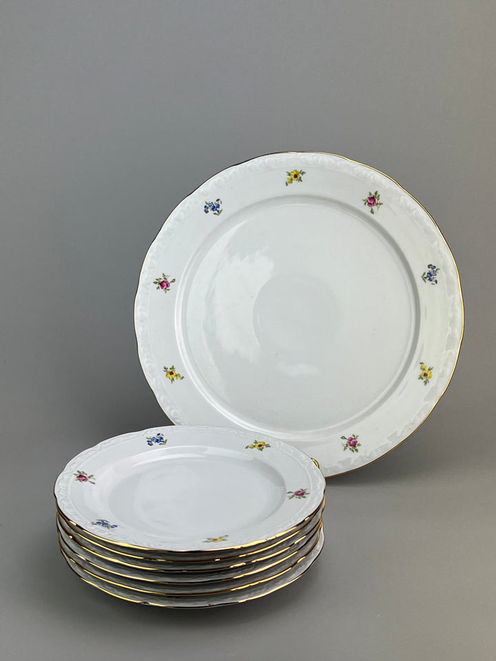 Servizio da dolce da sei persone in porcellana Apulum