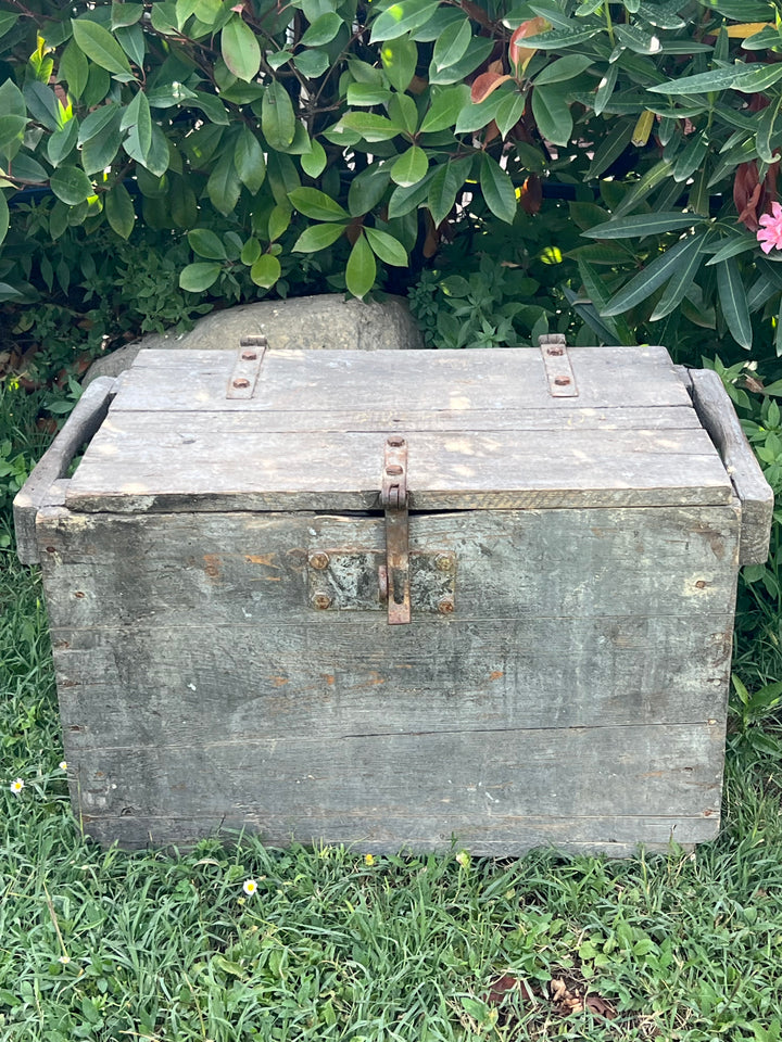 Baule Cassapanca legno vintage