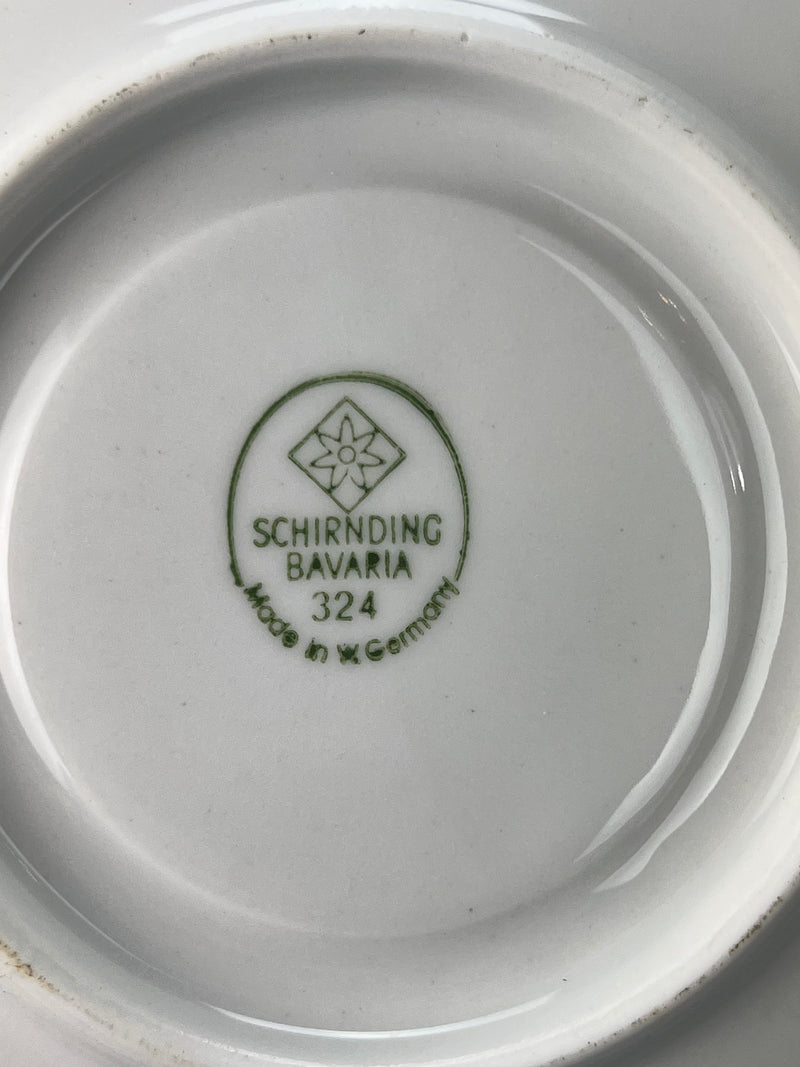 Servizio tè porcellana dieci persone Schirnding Bavaria