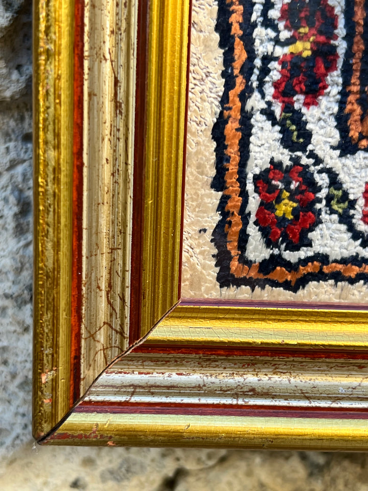 Quadro tappeto orientale seta