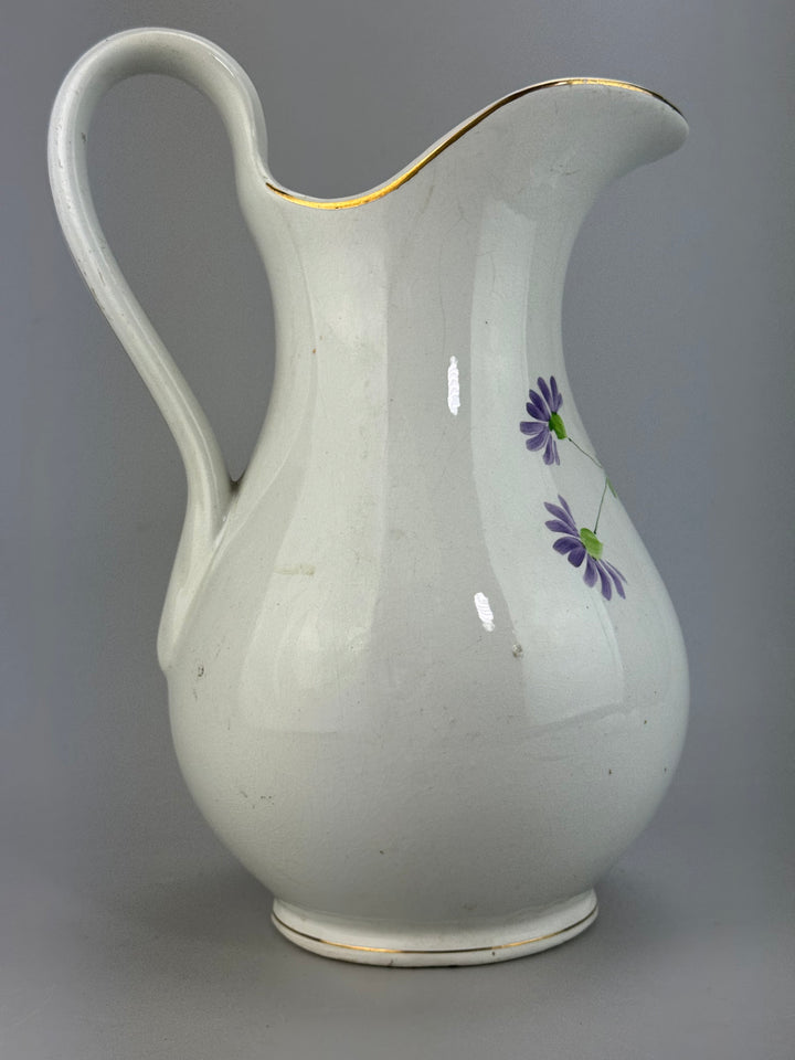 Brocca in ceramica dipinta a mano Società Ceramica Lombarda Milano