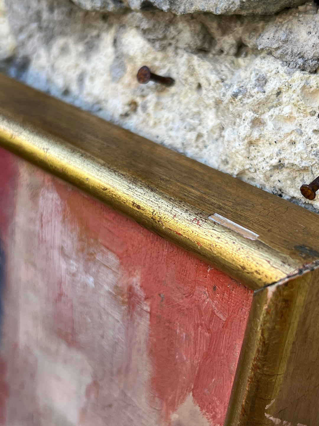 Quadro olio su tela Renato Rimassa, Fuga d’Archi (1958)