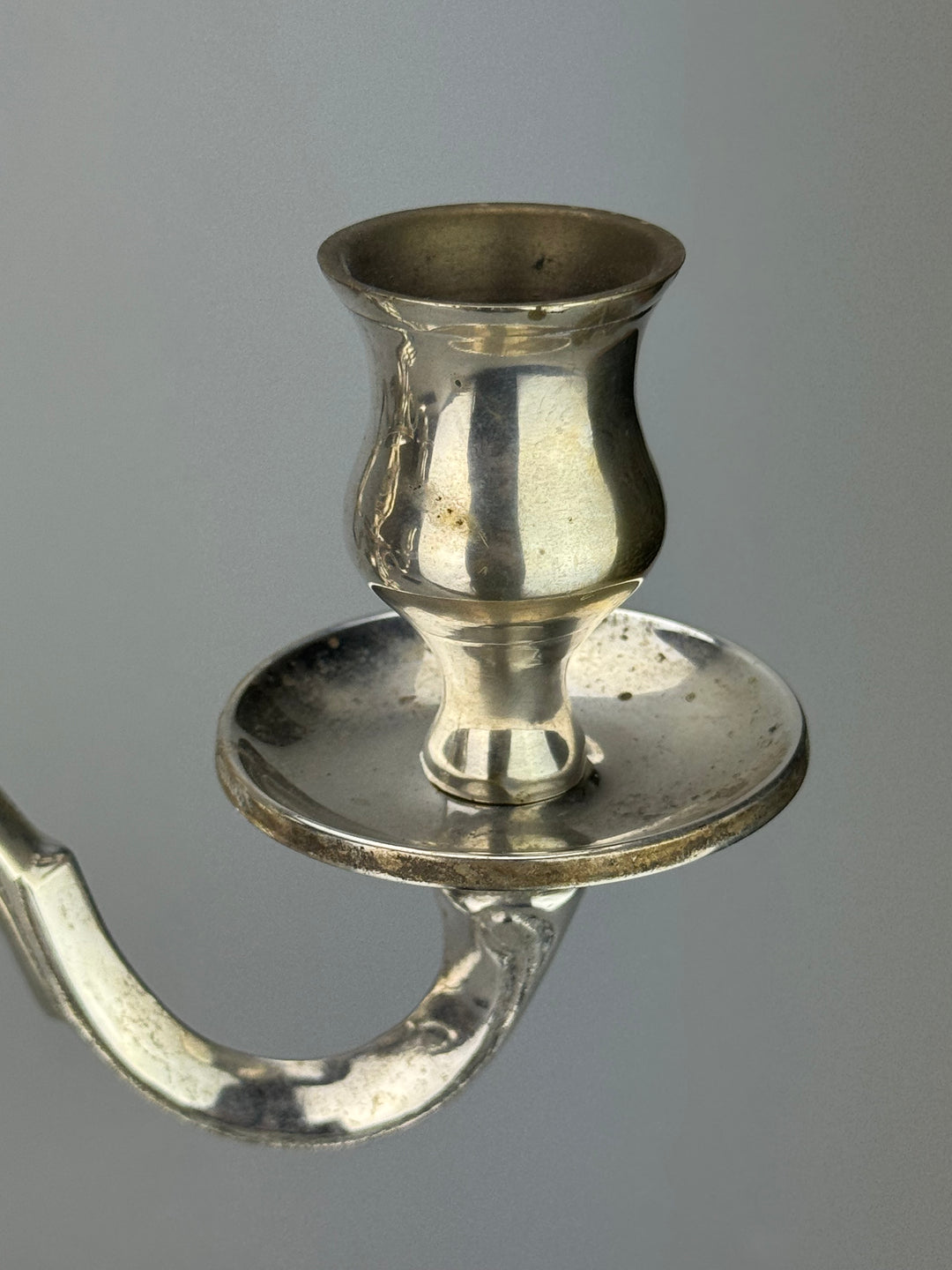 Candelabro Silverplated a 4 Fiamme King's House Sheffield Collection