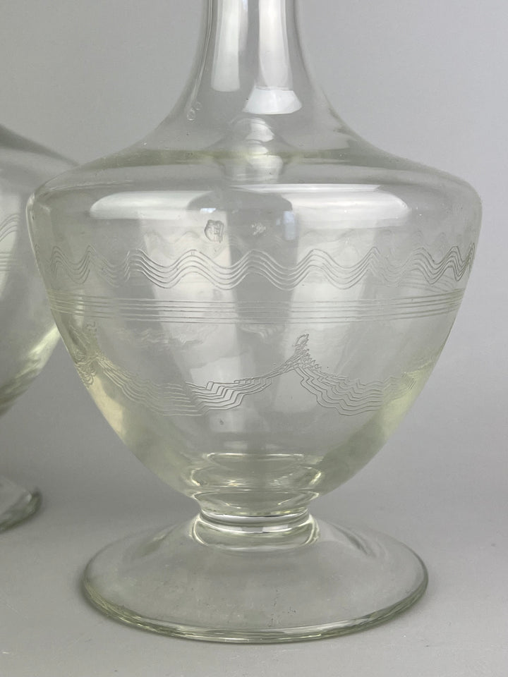 Servizio di calici in cristallo inciso da 4 misure per 8 persone