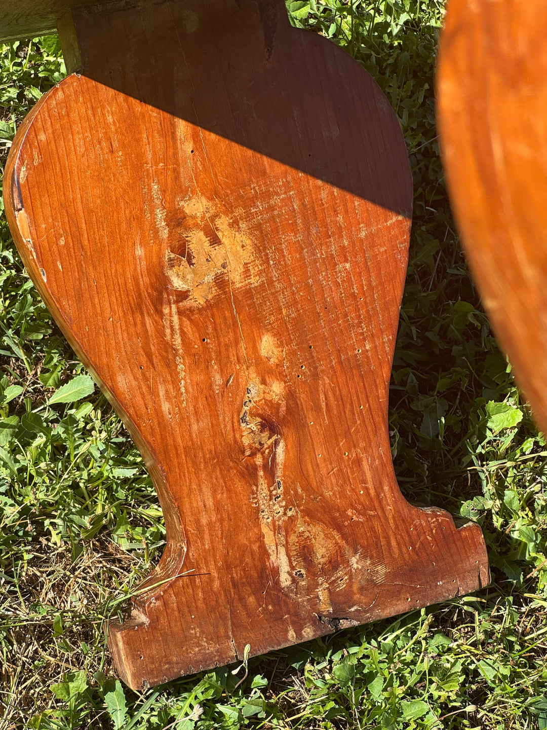 Panche rustiche in legno massello vintage
