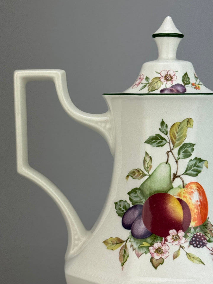 Caffettiera in ceramica inglese Johnson Bros decoro Fresh Fruit