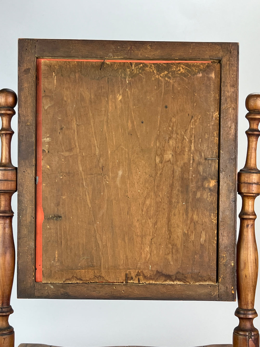 Toletta da Tavolo Antica in Legno – Specchio Orientabile e Cassetto Sottostante