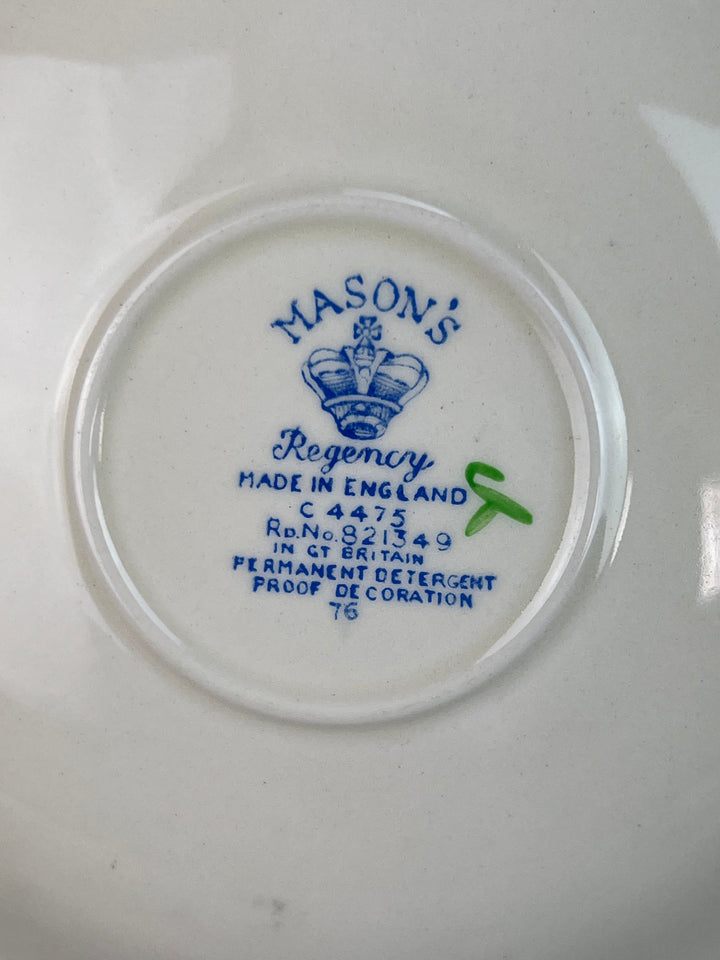 Piattino ceramica Mason’s decoro regency